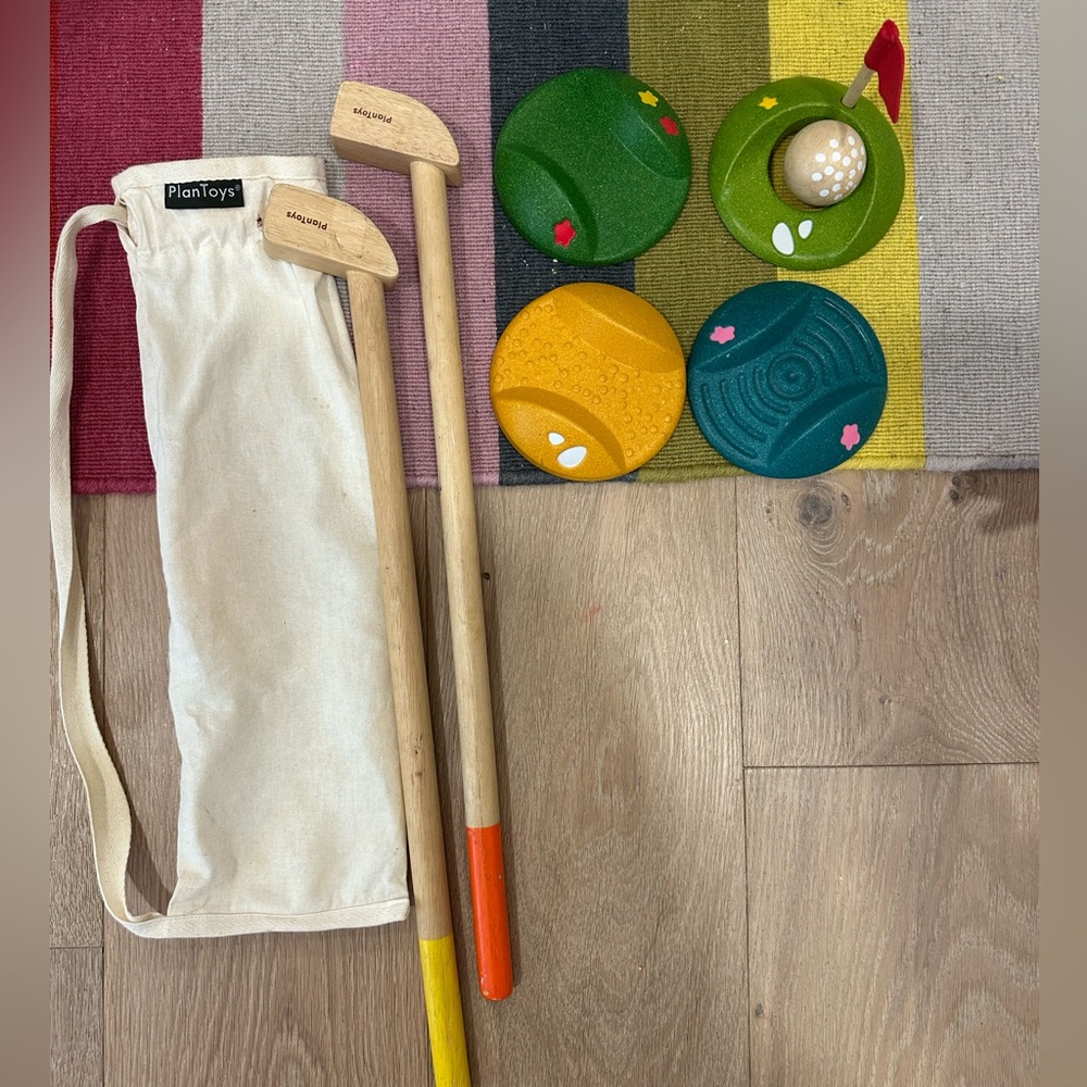 PlanToys Mini Golf Set with Bag